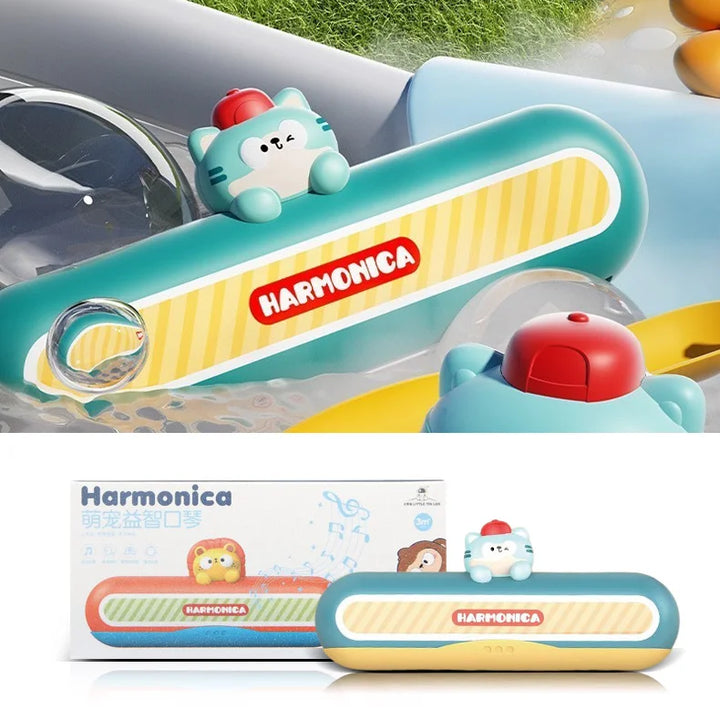 New Style Children's Toy Blow Whistle, Cartoon Harmonica for Babies and Infants to Blow, Baby Whistle Musical Instrument Gift