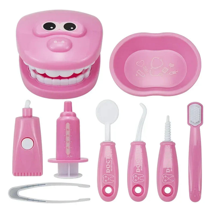 1/10pcs Montessori Educational Toys for Children Early Learning Doctors Role Play Kids Intelligence Brushing Tooth Teaching Aids