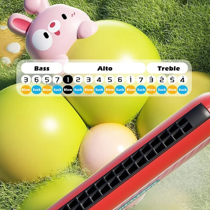 New Style Children's Toy Blow Whistle, Cartoon Harmonica for Babies and Infants to Blow, Baby Whistle Musical Instrument Gift