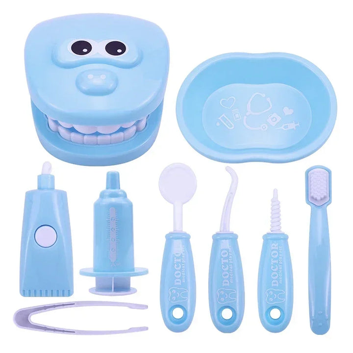 1/10pcs Montessori Educational Toys for Children Early Learning Doctors Role Play Kids Intelligence Brushing Tooth Teaching Aids