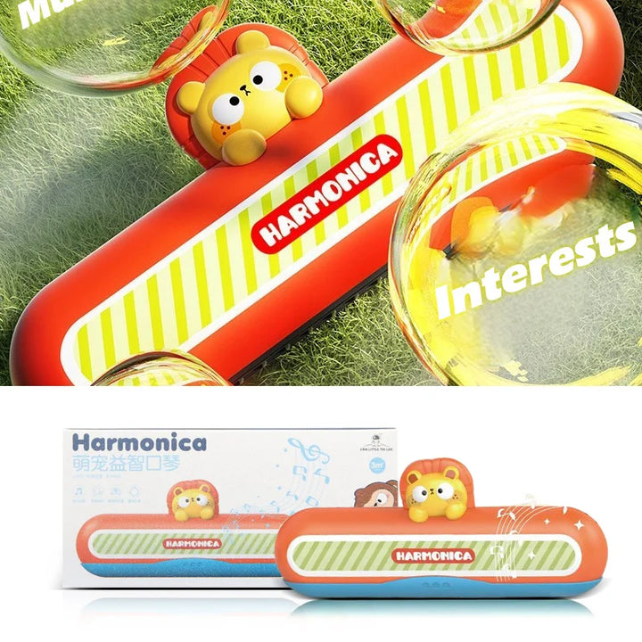 New Style Children's Toy Blow Whistle, Cartoon Harmonica for Babies and Infants to Blow, Baby Whistle Musical Instrument Gift