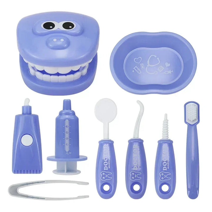 1/10pcs Montessori Educational Toys for Children Early Learning Doctors Role Play Kids Intelligence Brushing Tooth Teaching Aids