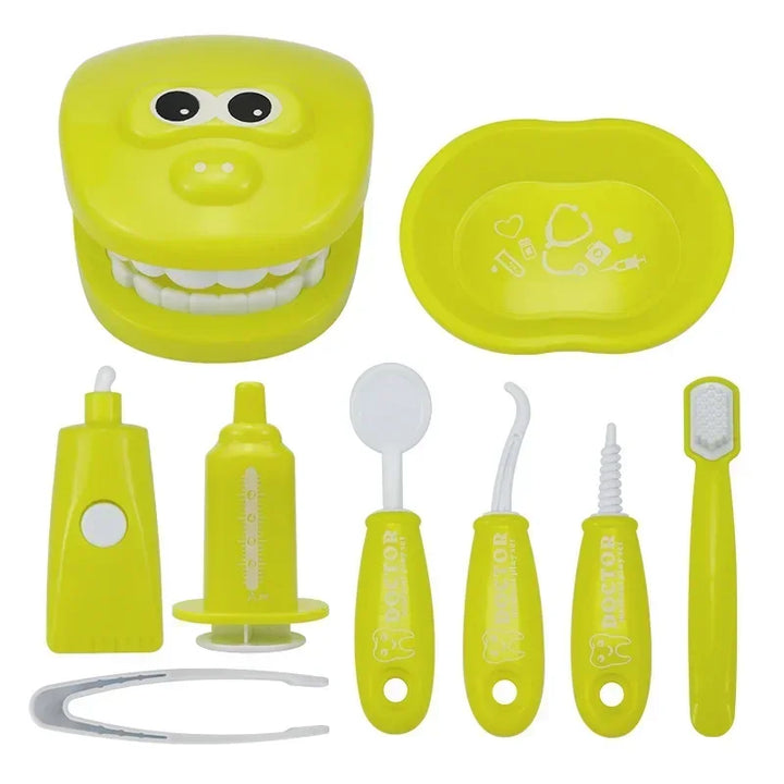 1/10pcs Montessori Educational Toys for Children Early Learning Doctors Role Play Kids Intelligence Brushing Tooth Teaching Aids