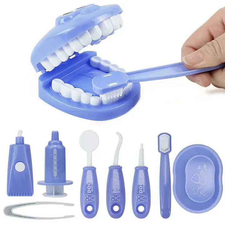 1/10pcs Montessori Educational Toys for Children Early Learning Doctors Role Play Kids Intelligence Brushing Tooth Teaching Aids